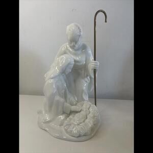 1986 Dept 56 CHRISTMAS Holy Family Statue Figurine Nativity Mary Joseph Jesus